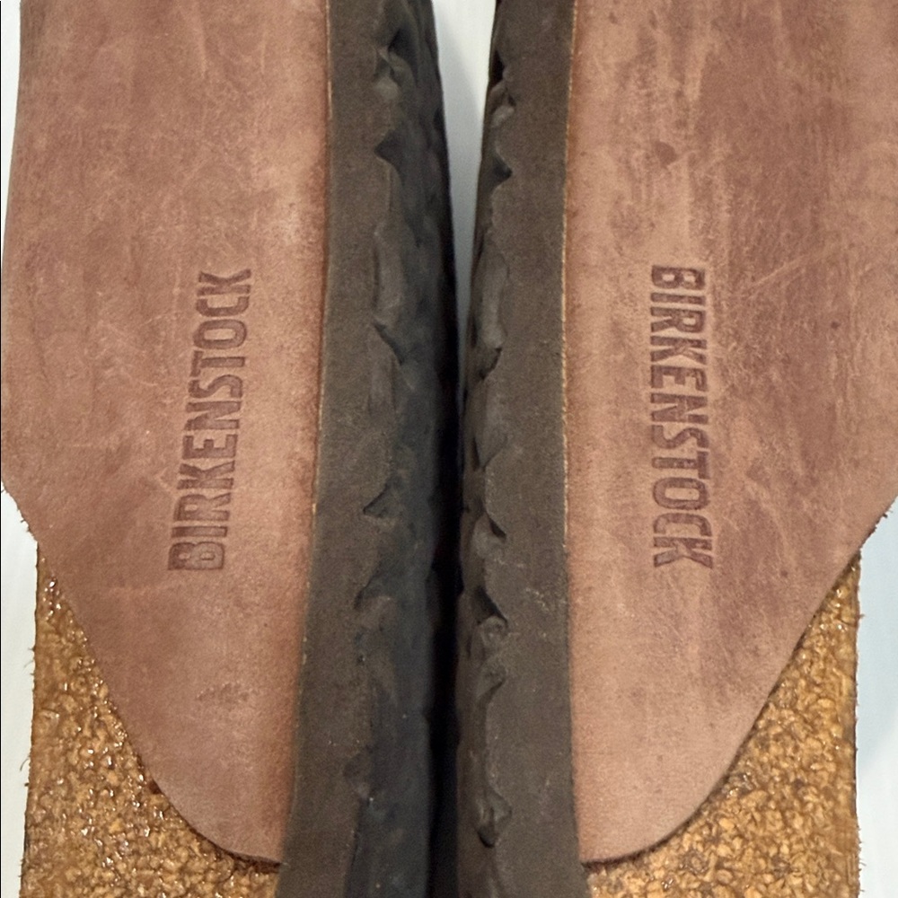 Birkenstock Brown Leather Sandals, Size 46, 13-13.5 US - Picture 3 of 9
